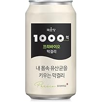Amazon.co.jp: 食卓応援隊 1000億プリバイオマッコリ 350ml 6本