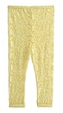 goldbug レース スパンデックスレギンス レモンイエロー 1-2才 23232