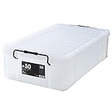 グリーンパル コンテナ 収納コンテナ 幅72×高さ21×奥行43 ピュアクルボックス#50 -