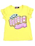(アースマジック) EARTHMAGIC 肩フリルロゴTシャツ 120cm イエロー