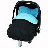iSafe Buddy Jet Carseat Footmuff - Ocean (Black / Blue) by iSafe