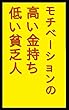 モチベーションの高い金持ち、低い貧乏人: これでモチベーションが上がらなかったらあきらめろ！ ふざけて学ぶシリーズ (笑撃文庫)
