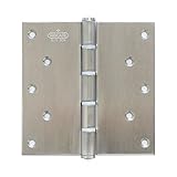 New Hikari ステンレス平義星丁番 127 HL(ヘアライン) 2.5×127×127