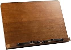 竹製 ブックスタンド 6段階調整 Lサイズ（39.0cm×28.0cm）