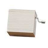 ミニハンドクランクオルゴール木箱オルゴール身長約1.5インチパターンなし