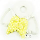 ベビー　頭の保護枕　ヘルメット　セーフティーリュック　転ぶ防止　天使の翼 (イエロー)