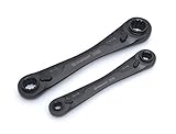 Crescent X6 CX6DBS2 4-in-1 Double Box Ratcheting Wrench Set, SAE Black, 2-Piece [並行輸入品]