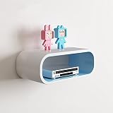 ZHANGRONG- テレビセットトップボックスMDF棚壁掛け装飾フレーム40cm * 20cm * 15cm ( 色 : Inside blue )