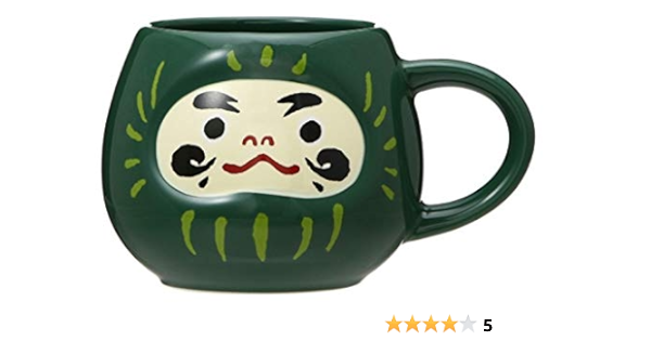 ランキング上位のプレゼント スターバックス イエローだるまとグラスだるまマグカップ 2個セット 容器 Labelians Fr