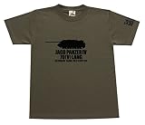 [ギガント] IV号 駆逐戦車 70(V) ラング Tシャツ オリーブ XLサイズ