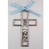 PEWTER BOY CRIB CROSS/CARDED PW13-B by BBS [並行輸入品]