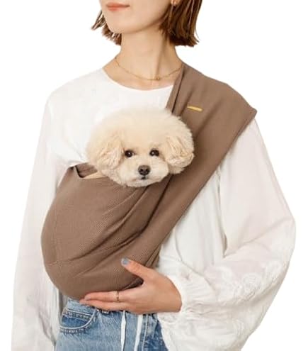 【ユニセックス】モンシェリ グラフチェック柄 ドッグスリング　Beige d-_2021_10_14_9999_36_a9f95067
