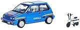 Inno Models 1/64 ホンダ シティ ターボII ブルー モトコンポ ホワイト 付属 完成品
