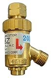 エスコ 乾式安全器(逆火防止器/可燃性ガス用) EA300-5D