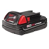 Milwaukee 48 – 11 – 1815 m18 18 V 1.5 AHリチウムイオンバッテリコンパクトREDLITHIUM