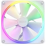 NZXT RF-R14SF-W1 [140mm] 2893 RGB 発光ファン ケースファン エアフローファン ホワイト