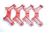 コーナークランプ 4個 セット 最大有効幅 7.1ｃｍ DIY 工具 木工 用 溶接 切断 直角 45度 固定 圧着 接着