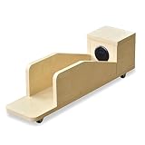 DORIS ドリス CPUスタンド スリムタイプ パソコン台 パソコンカート キャスター コード収納 14×58×17.5cm ブラック ピア【12445】