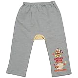 2017年 秋冬 アンパンマン ミニ裏毛 ３キャラ ロング丈パンツ ANPANMAN グレー◇90cm