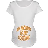 ハロウィンMommyベビーコスチュームホワイトマタニティソフトTシャツ US サイズ: XL カラー: ホワイト