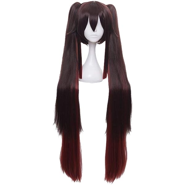 Amazon.co.jp: 原神 胡桃 風 ウィッグ キャラウィッグ 美容師