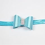 子供用　新生　ベビー ヘアバンド 蝶結びベビーの花冠　 新生児 赤ちゃん 出産祝い 内祝い お宮参り 誕生日 100日記念 こどもの日 記念撮影 プレゼント おいわい お祝い ギフト リボン (ブルー