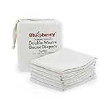 Blueberry Organic Gauze Diapers - 6 Pack White by Blueberry [並行輸入品]