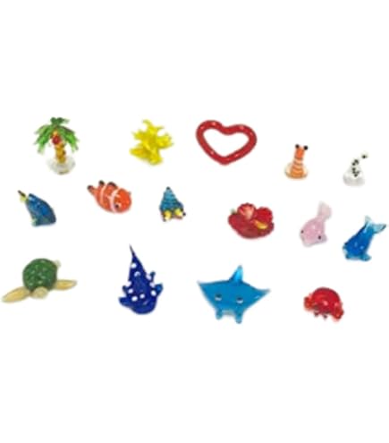 Amazon.co.jp: かわいらしい ガラス細工 イカ PUR 120237