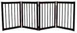 Dynamic Accents 42423 - 32 Inch 4 Panel Free Standing EZ Gate - Black