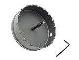 Shop XJ 超硬 ステンレス ホールソー 穴あけ 電動ドリル ホルソー (110mm)