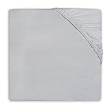 Jollein 511-507-00052 Fitted Sheet Jersey (60 x 120 cm, Grey) by Jollein