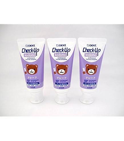 ライオン DENTチェックアップこども 3本セット