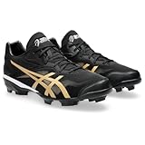[アシックス] 野球 スパイク ポイント STAR SHINE 3 ユニセックス大人 003(ブラック/リッチゴールド) 21.0 cm 2.5E