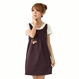 電磁波防止 対策ワンピース　パープル色　フリーサイズ