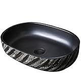 Tinse 洗面ボウル 陶器製 洗面ボール 洗面器 洗面所 洗面台 手洗いボウル 高級排水金具付き