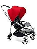 Bugaboo Bee3 Stroller - Red - Grey Melange - Aluminum by Bugaboo