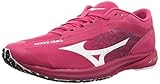 [ミズノ] ランニングシューズ ウエーブデュエル レディース フラッシュピンク×ホワイト 25 cm 2E