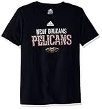 NBA New Orleans Pelicans Boys 8 – 20メッシュAround半袖Tシャツ、ネイビー、ミディアム( 10 – 12 )