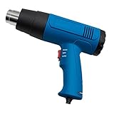 ヒートガン 風量 切替 機能 付き 2段階 ホットガン 1800W 110V 50Hz-60Hz HT1800 (ブルー)