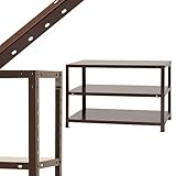 スマートラック NSTR-164 幅90×奥行30×高さ60cm 3段 ブラウン 40㎏/段