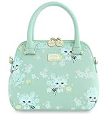 ショルダーバッグ　ハンドバッグ　レディース　かわいい花柄　グリーン　緑 ハンドバッグ　おしゃれ