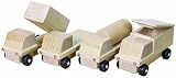 Steffy Wood Products Storage Shelf, Set of 4 [並行輸入品]