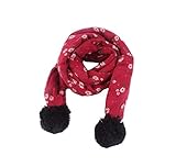 冬の新赤ん坊のスカーフファッションタッセルスカーフ、ボルドー