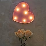Loving Heart LEDナイトライト、赤ちゃんの部屋壁装飾クリスマス照明ランプ電池式ランプ子供ギフト HD006-B