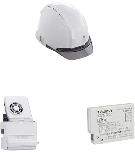 Amazon | トーヨーセーフティー TOYO SAFETY 送風機内蔵ヘルメット