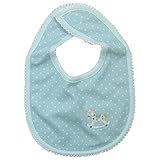 【春物】(日本製) Pample Mousse(パンプルムース) スムース水玉PT刺繍入りスタイ FREE/SA NO.DP-61522