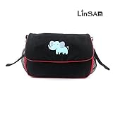 LINSAM ベビーカー ドリンク ホルダー ネット バッグ 多機能小物入れ ベビーカーバッグ 収納 ベビーカー 保冷バッグ ベビーカー用バッグ 保温防滴 マザーズバッグ ストローラー ベビーカー用 