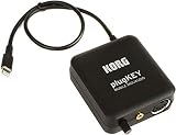 KORG iPhone/iPad用モバイルMIDI+オーディオ・インターフェイス plugKEY BK ブラック