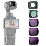 NEEWER NDフィルターセット 0.75倍広角レンズ付き 108°FOV視野角 ND16+ND64+ND256+CPL 減光 円偏光 Osmo Pocket 3/Pocket 4/Xtra Museアクセサリー対応 FL-B08