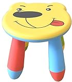 子供用チェア スツール 犬柄 (イエロー)